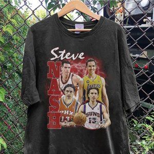 Vintage 90s Graphic Style Steve Nash T-shirt, Steve Nash Shi